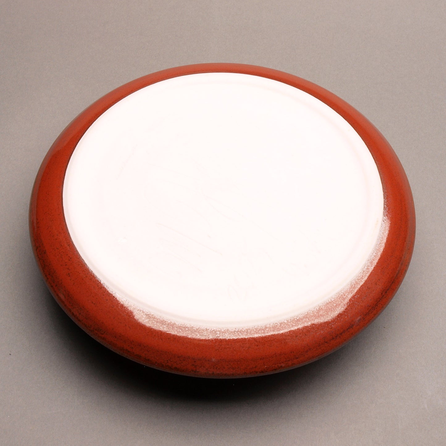 Personal Sized Handcrafted Ceramic Chip and Dip with Sea Turtle Design, Iron Red and Turquoise, Arrowhead Pattern, Ceramic Porcelain