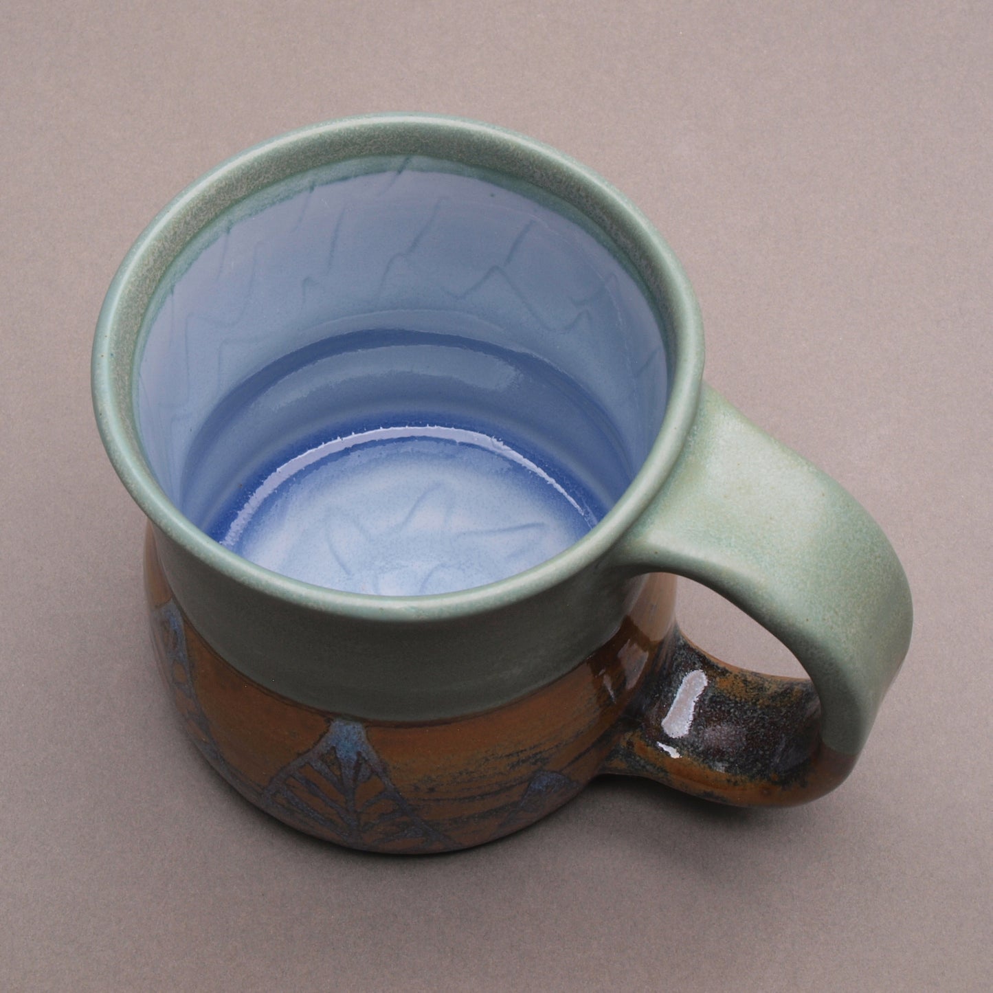 "Handcrafted Ceramic Mug by Mike Hays: Artistry, Ergonomics, and Durability MUG #1