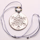Elegant Snowflake Pendant Necklaces with 24k Platinum Luster - Winter Charm and Chic
