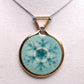 Elegant Snowflake Pendant Necklace with 24k Gold Luster - Winter Charm and Chic type #3 1.9" dia.